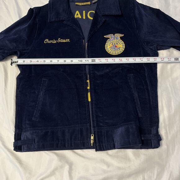 Vintage 1928 FFA Agricultural Corduroy Jacket Indiana Randolph Central Sz 36(M) - Picture 15 of 16